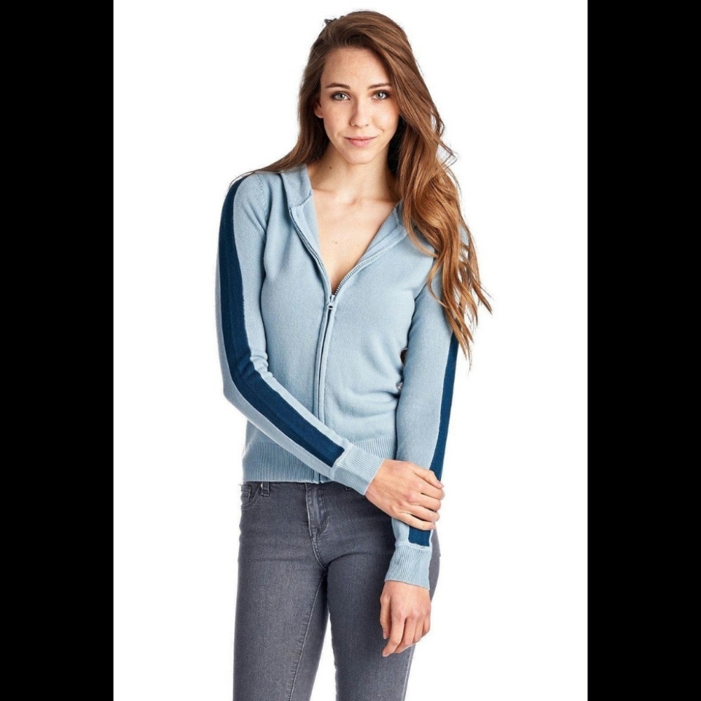 Women's Long Sleeve Hoodie Sweater Casual Jacket - Picture 2 of 5
